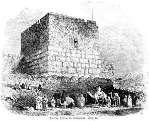 Ancient Jerusalem Architecture Stampe: David's Tower in Jerusalem