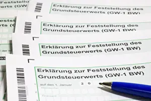 Administrative Building Structure Stampe: Declaration of property tax value