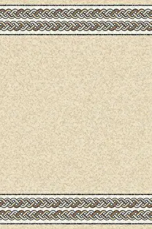 Ornate Ceramic Tile Pattern Stampe: Decorative border pattern with mosaic tile
