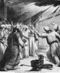 Sacred Religious Texts Stampe: At the dedication of the temple