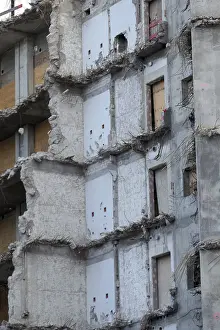 Deserted Construction Site Stampe: Demolition work