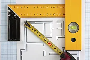 Graph Paper Tools Stampe: Development drawings and tools on graph paper