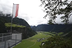 Panoramic View Of Alps Stampe: Devil's pulpit, view, viewing platform