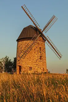 Abandoned Windmill Germany Stampe: Devil's Mill of Warnstedt