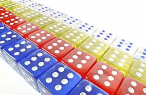 Studio Shot Of Dice Stampe: Dice