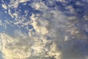 Scandinavian Cloud Photography Stampe: Different cloud formations in summer