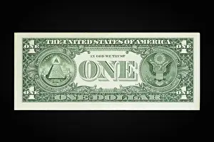 United States Banknote Stampe: US one Dollar note reverse