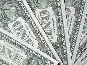 American Currency Stampe: Dollar notes 1 Dollar