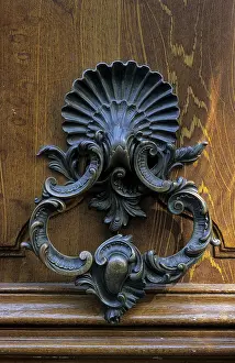 Parisian Front Door Stampe: Door knocker