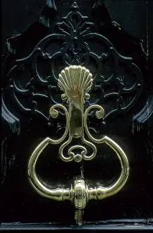 Decorative Metal Fitting Stampe: Door knocker