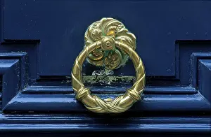 Parisian Front Door Stampe: Door knocker