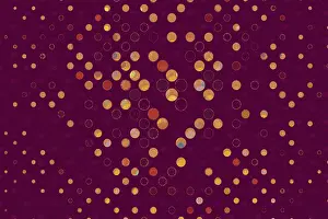 Flat Dot Pattern Stampe: Dots pattern texture background