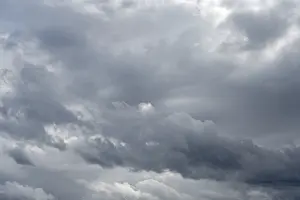 Dramatic Cloud Formation Stampe: Dramatic cloud formation, filling the format