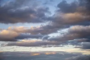 Central Europe Cloudy Skies Stampe: Dramatic cloud formation, filling the format