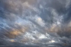Southern Germany Clouds Stampe: Dramatic cloud formation, filling the format
