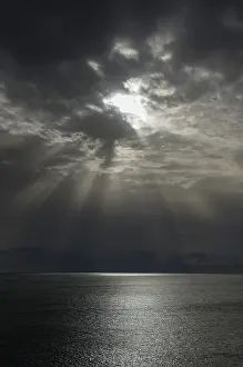 Dramatic Cloud Formation Stampe: Dramatic cloud formation, thunderstorm atmosphere