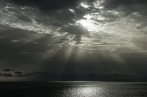 Dramatic Cloud Formation Stampe: Dramatic cloud formation, thunderstorm atmosphere