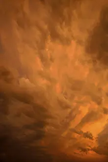 Dramatic Clouds Stampe: Dramatic clouds in the sky, after sunset