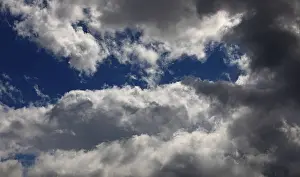 Austrian Landscape Photography Stampe: Dramatic cloudscape with (cumulus) clouds
