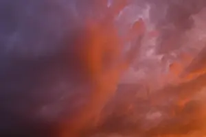 Cloud Formation Europe Stampe: Dramatic cloudy sky against thunderstorm