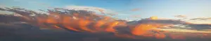Northern Germany Sunset Stampe: Dramatic evening sky at sunset