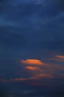 No People Evening Shot Stampe: Dramatic red cloudscape at dusk