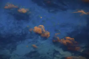 Dramatic Clouds Europe Stampe: Dramatic red cloudscape at dusk