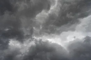 Stormy Atmosphere Germany Stampe: Dramatic storm clouds during a thunderstorm