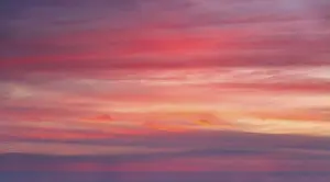 Colorful Cloudy Skies Stampe: Dramatic sunset clouds in sky