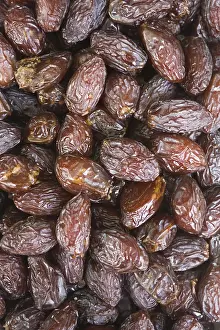 Full Frame Food Images Stampe: Dried dates (Phoenix)