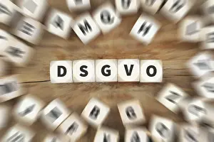 Stuttgart Germany Image Stampe: DSGVO Basic Data Protection Regulation