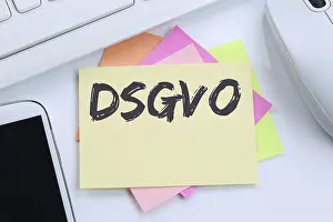 Stuttgart Germany Image Stampe: DSGVO Basic Data Protection Regulation