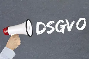 Stuttgart Germany Stampe: DSGVO Basic Data Protection Regulation