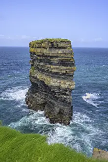 Downpatrick Head Ireland Stampe: Dun Briste Sea Stack at Downpatrick Head