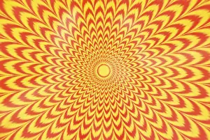 Dynamic Pattern Stampe: Dynamic pattern, orange, yellow