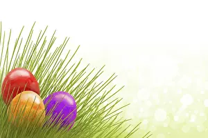 Colorful Easter Eggs Stampe: Easter 5