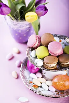 Empty Bakery Products Stampe: The easter installation with macarons
