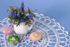 Decorative Still Life Stampe: Easter setting