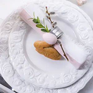 Easter Table Setting Stampe: Easter table
