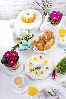 Easter Table Setting Stampe: Easter table