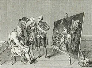 European Woodcut Art Stampe: The effects of sensitivity on the four different temperaments