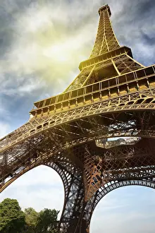 Famous Landmark In Europe Stampe: Eiffel Tower