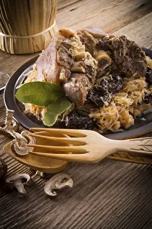 Upper Bavaria Cuisine Stampe: Eisbein