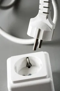 Power Supply Line Stampe: Electrical plug and outlet (socket)