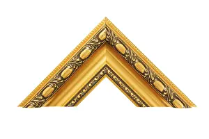 Studio Shot Cutout Stampe: Element of the frame isolated on a white background