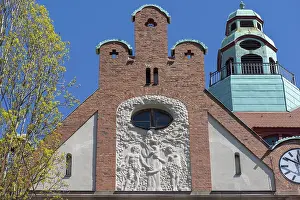German Educational Institution Stampe: Detail of the elementary school Dr