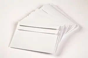 Office Supply Photography Stampe: Envelopes, white, reverse side