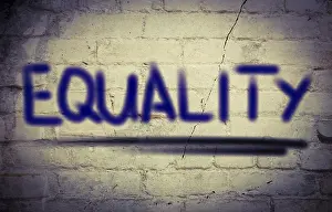 Deserted Highway Stampe: Equality Concept