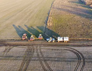 Travel Photography Landscape Stampe: Export of fertilizer to the fields