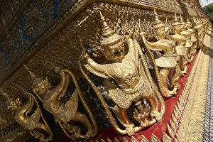 Grand Palace Exterior View Stampe: External decorations of the Ubosoth